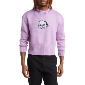 x Disney Eeyore Intarsia Merino Wool Sweater