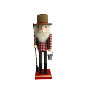Ashland 10" Fisherman Wooden Collectible Nutcracker by Ashland®