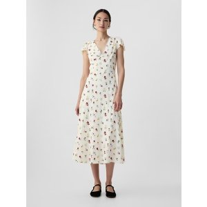 Gap × DOEN Floral Midi Dress