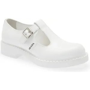 Prada Chocolate T-Strap Shoe (Men)