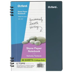 OxfordStone Paper Notebook 5-1/2" x 8-1/2" (Color May Vary)1.0EA