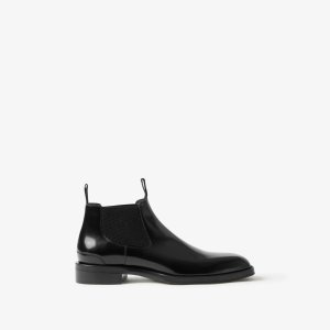Burberry Leather Chelsea Boots