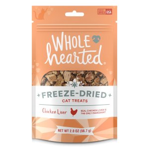 WholeHearted Chicken Liver Freeze-Dried Cat Treats, 2 oz.