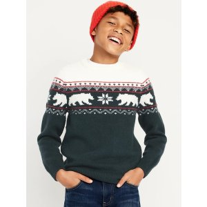 Old Navy SoSoft Crew-Neck Pullover Sweater for Boys