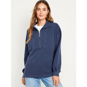 Gap Oversized Half Zip Tunic