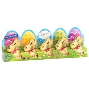 Lindt Milk Chocolate Mini GOLD BUNNY 5-pk (1.7 oz)