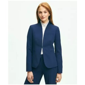 Brooks Brothers Minimalist Fine Twill Crepe Jacket