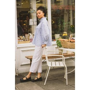 miss patina Wildflower Poplin Blouse