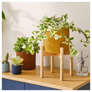 Ikea DAKSJUS Plant stand, bamboo, 8 ¼ "