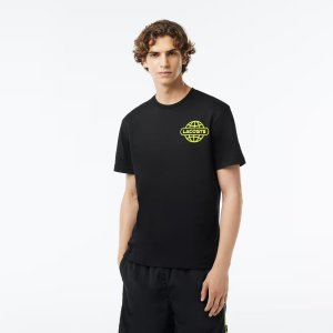 Lacoste Men's Printed Heavy Cotton Jersey T-Shirt