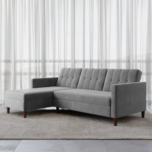 dHp Hartford Storage Reversible Sectional Futon