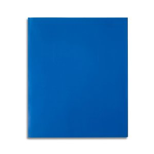 PEN+GEAR 2-Pocket Paper Portfolio with Prongs, Blue