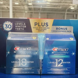 Crest 3D Whitestrips Professional Effects + Bonus 1 Hour Express Whitestrips