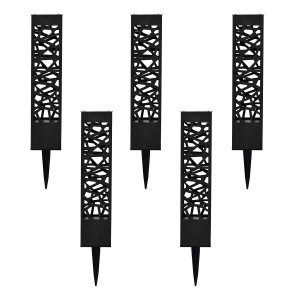 Tommy Bahama Square Solar Bollard Lights – 20 Lumen 5 pack