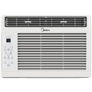 Midea 5,000 BTU 115V Window Air Conditioner with Comfort Sense Remote, up to 150 Sq. ft., Black, MAW05R1WWT-T