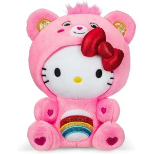 Hello Kitty Dressed As Cheer Bear Care Bears 9" Fun-Size Plush