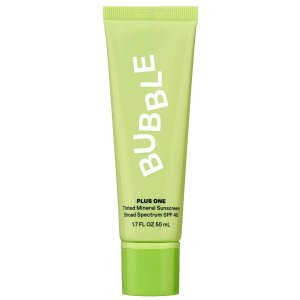 Plus One Tinted Sunscreen SPF 40, Everyday Care Sun Protection, All Skin Types, 1.7 fl oz / 50mL