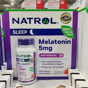 Natrol Melatonin 5 mg Fast Dissolve Tablets, 250 Tablets