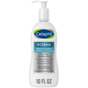 Cetaphil Restoraderm Soothing Moisturizer for Eczema Prone Skin, 48 Hour Hydration, 10 oz