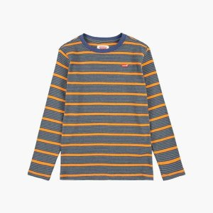 Levi's Stripe Thermal Long Sleeve T-shirt Big Boys 8-20