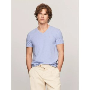 Tommy Hilfiger Slim Fit Solid V-Neck T-Shirt