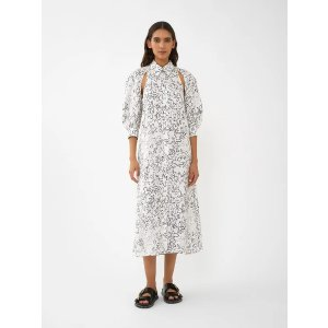Chloe Cut-out shirt dress