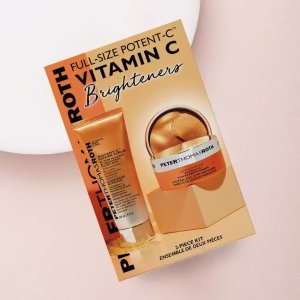 Peter Thomas Roth Full-Size Potent-C Vitamin C Brighteners 2-Piece Kit
