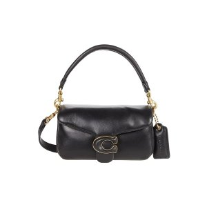 Coach Leather Covered C Closure Pillow Tabby Shoulder Bag 18