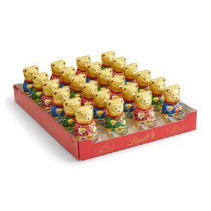 Lindt Hollow Figure Teddy Pajamas Milk Chocolate (24-pc, 1.4 oz each)