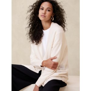 Banana Republic Caro Oversized Lightweight Cashmere Cardigan