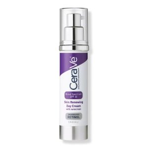 CeraVe Skin Renewing Day Cream with SPF 30 & Retinol for All Skin Types