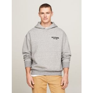 Tommy Hilfiger Embroidered Monotype Mouline Hoodie