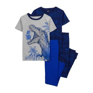 Carter's new!Carter's Little & Big Boys 4-pc. Pant Pajama Set