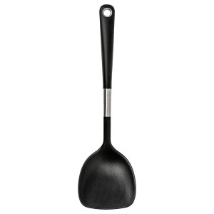 Ikea 365+ HJALTE Wok turner, stainless steel/black