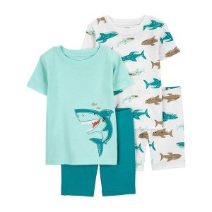 Carter's new!Carter's Toddler Boys 4-pc. Shorts Pajama Set