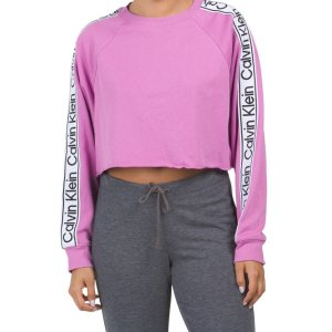 Vintage Logo Tape Raglan Sleeve Super Crop Pullover Sweatshirt | Activewear | Marshalls