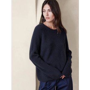 Banana Republic Luna Cashmere Ribbed Sweater