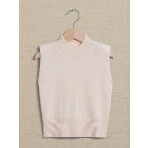 Banana Republic Franca Cashmere Padded-Shoulder Top for Toddler