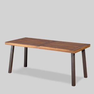 Christopher Knight Home Christopher Knight Della Rectangle Acacia Wood Dining Table