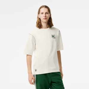 Lacoste Men’s SPORT Roland Garros Edition Chunky Jersey T-Shirt