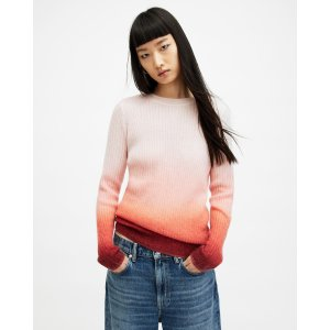 AllSaints Sissy Ribbed Ombe Roll Neck Sweater