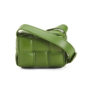 Made In Italy Leather Candy Cassette Padded Crossbody