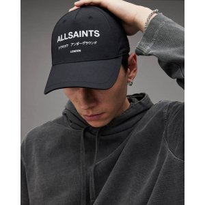 AllSaints Underground Nylon Logo Baseball Cap