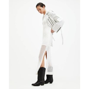 AllSaints Paloma Open Stitch Maxi Dress