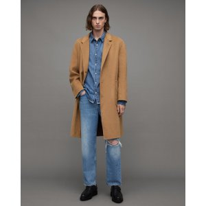 AllSaints Stano Oversized Wool Blend Coat