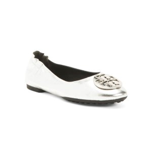 Leather Shine Ballet Flats