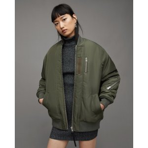 AllSaints Scout Oversized Bomber Jacket