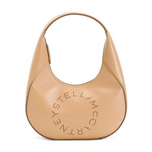 Made In Italy Leather Logo Eco Shoulder Bag