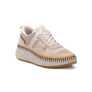 Suede Stitched Sneakers