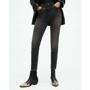 AllSaints Dax High Rise Super Stretch Denim Jeans